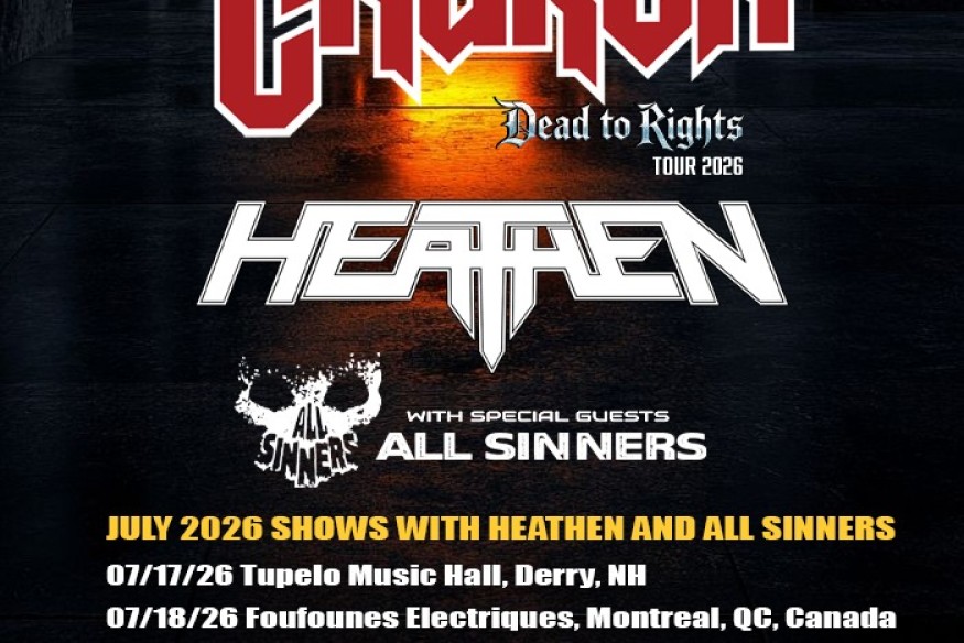 More Metal Church dates just announced! Heading out with Heathen and All Sinners for some East Coast and Canadian shows!